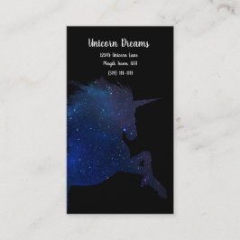 Hübsches Galaxy Unicorn Visitenkarte