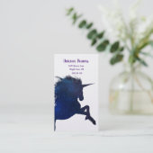 Hübsches Galaxy Unicorn Visitenkarte (Stehend Vorderseite)