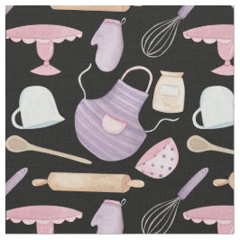 hübsches Gebäck aus Aquarellbäckerei Stoff