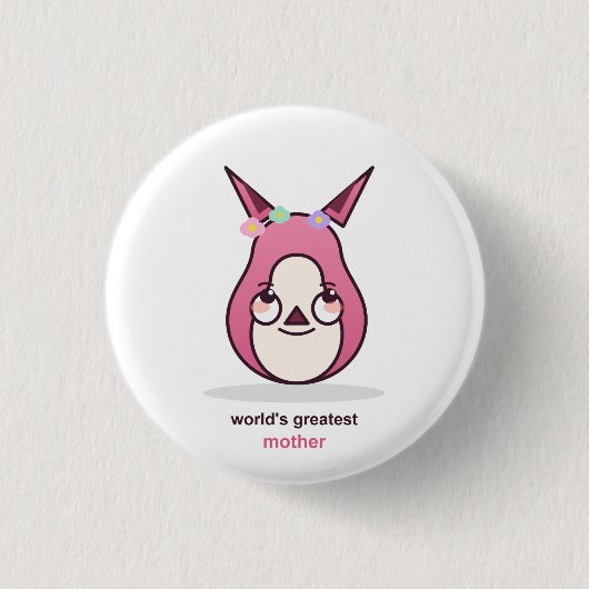 Hübsches Geburtstagsgeschenk für Mama Button (Vorderseite)