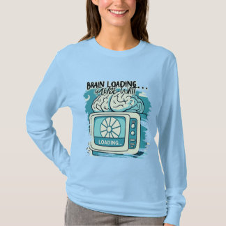 hübsches gehirnbelastendes Design T-Shirt