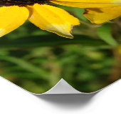 Hübsches Gelbblütenviertel Poster (Ecke)