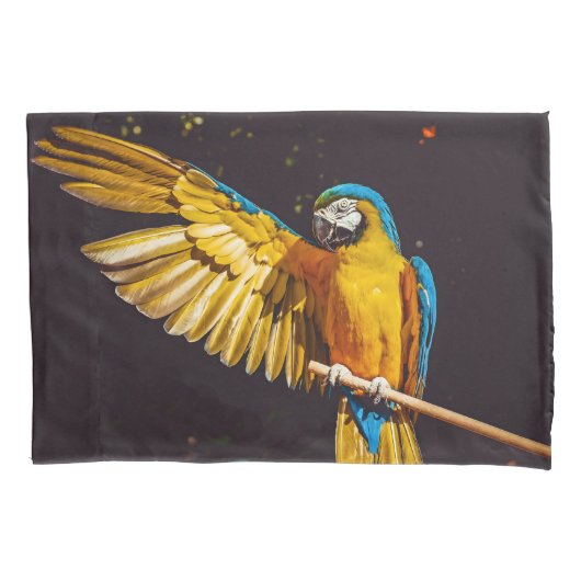 Hübsches Gelbbvögeltier Kissenbezug (Vorderseite)