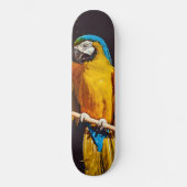 Hübsches Gelbbvögeltier Skateboard (Vorderseite)