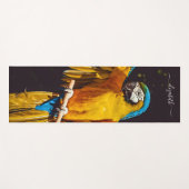 Hübsches Gelbbvögeltier Yogamatte (Vorderseite (Horizontal))