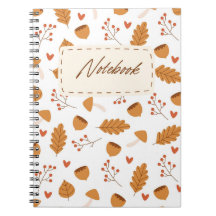 Hübsches gelbes Herbst-Blumen-Ästhetik-Notizbuch