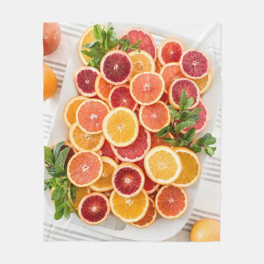 Hübsches Gemüse Fleecedecke (Vorderseite)