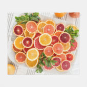 Hübsches Gemüse Fleecedecke (Vorderseite (Horizontal))