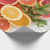 Hübsches Gemüse Geschenkpapier (Ecke)