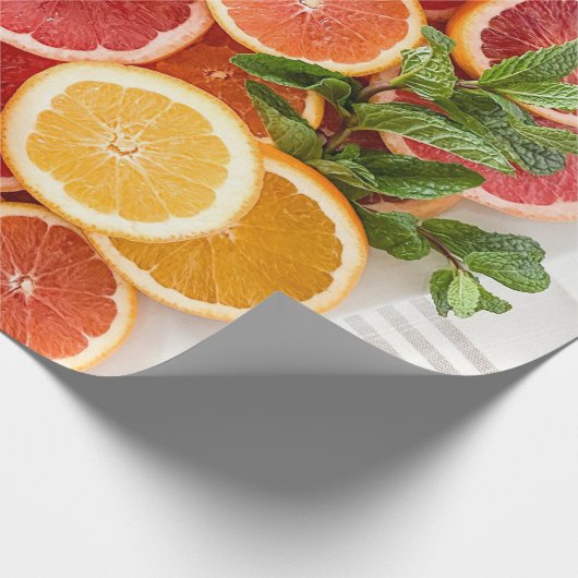 Hübsches Gemüse Geschenkpapier (Ecke)