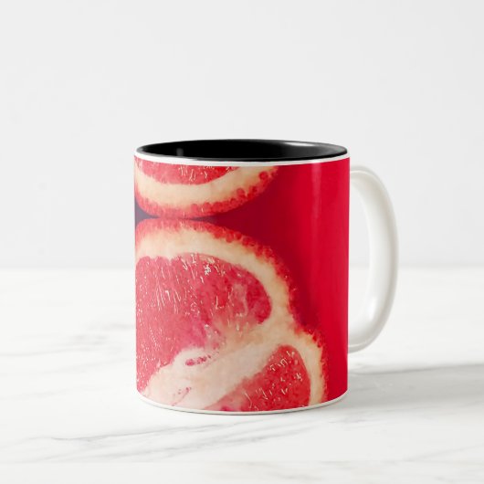 Hübsches Gemüse Zweifarbige Tasse (VorderseiteRechts)