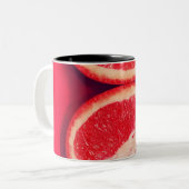 Hübsches Gemüse Zweifarbige Tasse (Vorderseite Links)