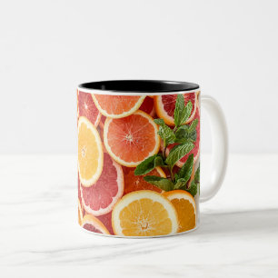 Hübsches Gemüse Zweifarbige Tasse