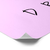 Hübsches geometrisches Poster (Ecke)