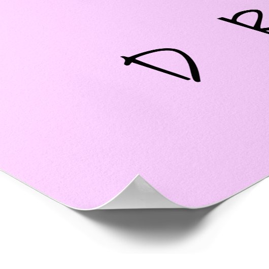 Hübsches geometrisches Poster (Ecke)