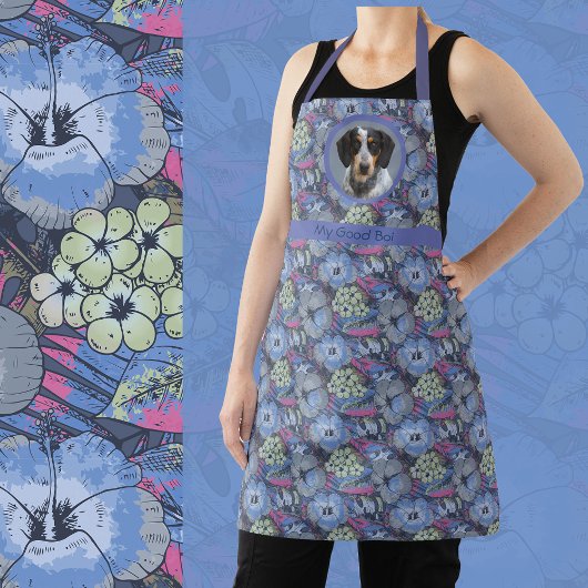 Hübsches Geschenk für Oma Personalisiert Hunde Fot Schürze
