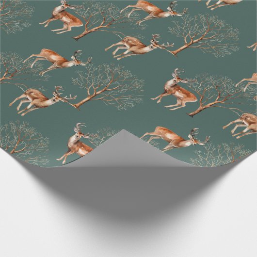 Hübsches Geschenk für Wildtiere Geschenkpapier (Ecke)