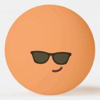 Hübsches Gesicht. Emoji. Emoticon. Mr. Cool!
