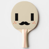 Hübsches Gesicht. Emoji. Emoticon. Tischtennis Schläger (Vorderseite)