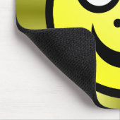 Hübsches Gesicht (Farbe ich) - Gelb - v2 Mousepad (Ecke)