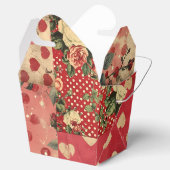 Hübsches gestörtes Aussehen Vintages Shabby Chic Geschenkschachtel (Geöffnet)