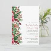 Hübsches Gingerbrot Cookie Exchange-Party Einladung (Stehend Vorderseite)