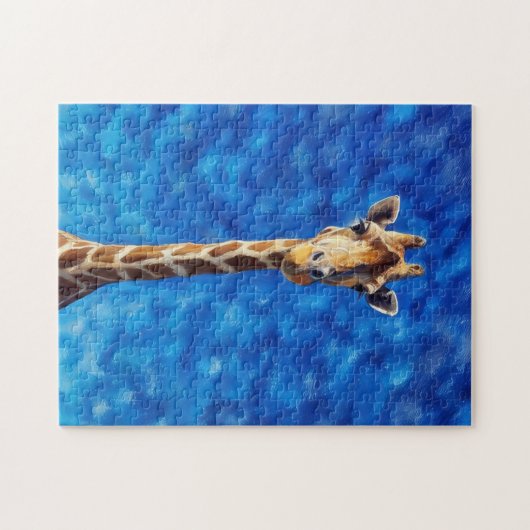 Hübsches Giraffe-Puzzle Puzzle (Horizontal)