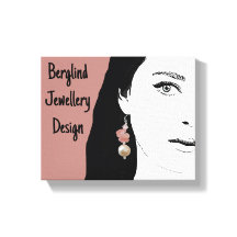 Hübsches Girl-Gesicht stilvolle Mode-Illustration