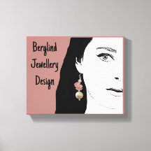 Hübsches Girl-Gesicht stilvolle Mode-Illustration