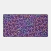 Hübsches Girl-Lila Butterfly-Muster Iridescent Schreibtischunterlage (Vorderseite)