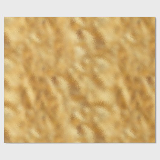 Hübsches Glam-Gold Geschenkpapier (Flach)