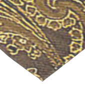 Hübsches Gold-Brown Cotton Tableclout Tischdecke (Schrägansicht)