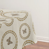 Hübsches Gold Butterfly Tableclout Tischdecke (Beispiel)