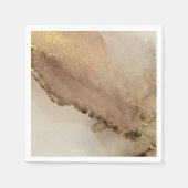 Hübsches Gold-Light-Marmor Serviette (Vorderseite)