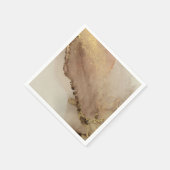 Hübsches Gold-Light-Marmor Serviette (Ecke)
