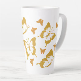 Hübsches Goldbarren-Frühjahrsthema Milchtasse