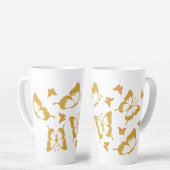 Hübsches Goldbarren-Frühjahrsthema Milchtasse