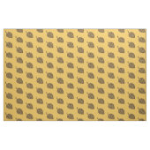 Hübsches goldfarbenes Leaf-Muster Stoff (Yard (91,4 cm))