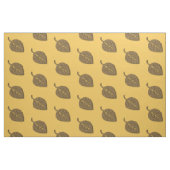 Hübsches goldfarbenes Leaf-Muster Stoff (Fat Quarter (45,7 x 55,9 cm))