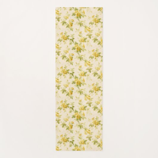 Hübsches, goldgelbes Bauernhaus Yogamatte (Vorderseite)