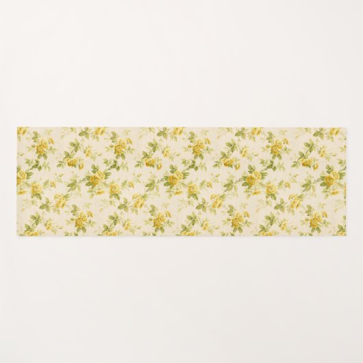 Hübsches, goldgelbes Bauernhaus Yogamatte (Vorderseite (Horizontal))