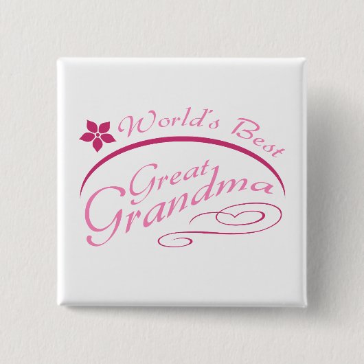 Hübsches Großopfgeschenk (pink) Button (Vorderseite)