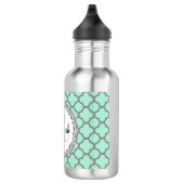 Hübsches Grünes und Graues Karton Trinkflasche (Rechts)