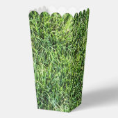 Hübsches Grüngras-Foto-Textur-Muster Spaß Geschenkschachtel (Vorderseite)