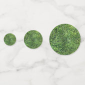 Hübsches Grüngras-Foto-Textur-Muster Spaß Konfetti (Vorderseiten)