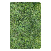 Hübsches Grüngras-Foto-Textur-Muster Spaß Mini Klemmbrett (Rückseite)
