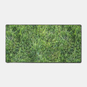 Hübsches Grüngras-Foto-Textur-Muster Spaß Schreibtischunterlage (Vorderseite)