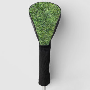 Hübsches Grüngras-Textur-Muster für Foto-Spaß Golf Headcover