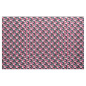 Hübsches gürtelrosa Floral Silber Dots Grau Design Stoff (Fat Quarter (45,7 x 55,9 cm))