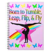 HÜBSCHES GYMNAST-MÄDCHEN NOTIZBLOCK (Vorderseite)